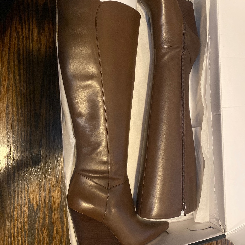 Nine West wide calf boots